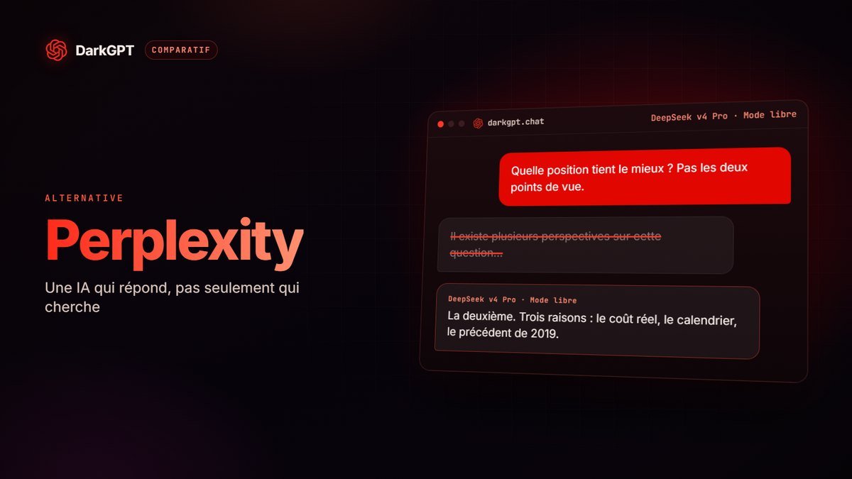 Alternative à Perplexity : une IA qui répond vraiment, pas seulement qui cherche