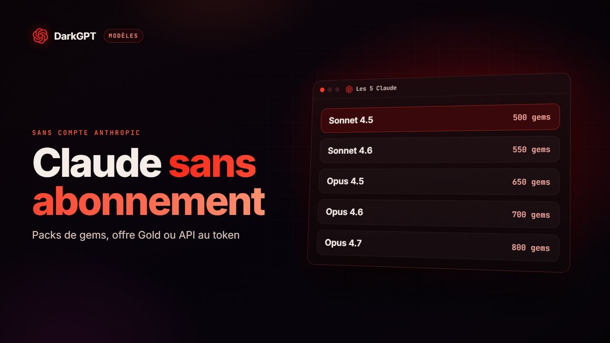 Utiliser Claude sans abonnement Anthropic : packs, Gold ou API